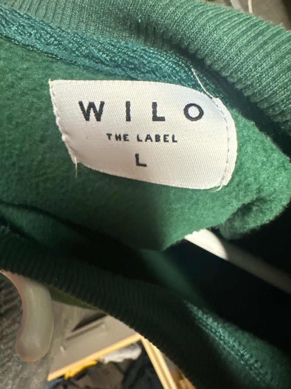 Allsport Women's Forest Green Crewneck Sweatshirt - Picture 4 of 4